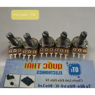 [Mã ELHACE giảm 4% đơn 300K] Combo 5 biến trở volume 5k đơn (3 chân)