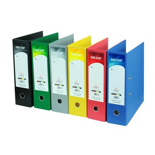 Bìa còng 10cm 2 mặt (PP) F/C Kingstar (2 cái / bao)