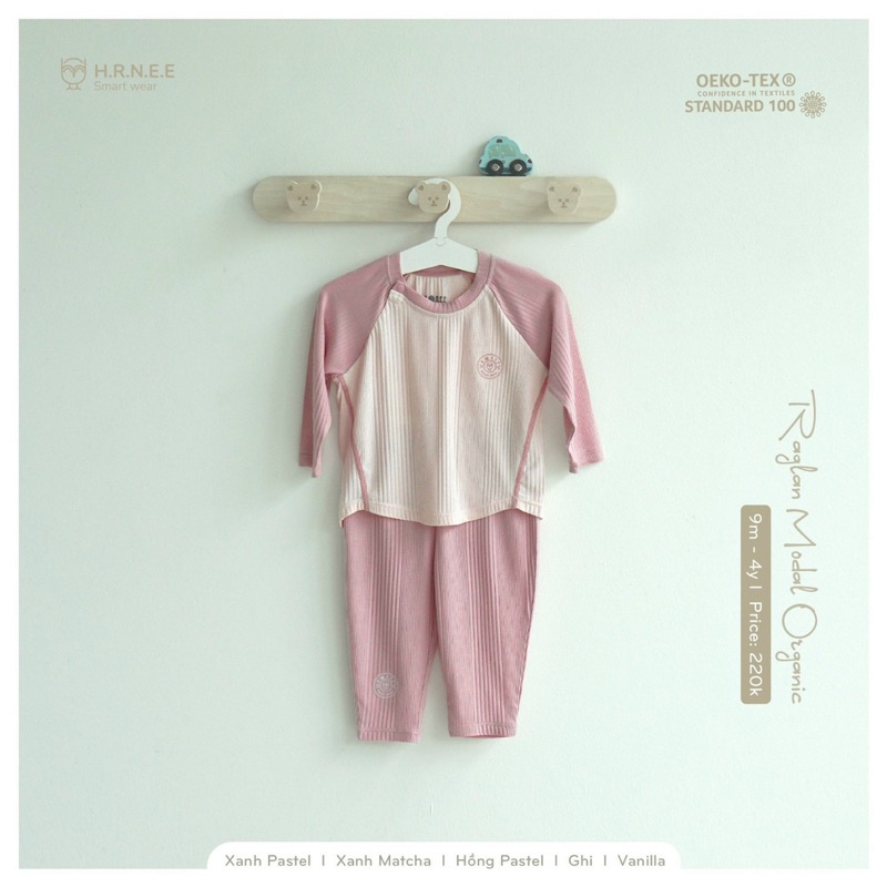 [ Hrnee ] Bộ dài tay modal Organic