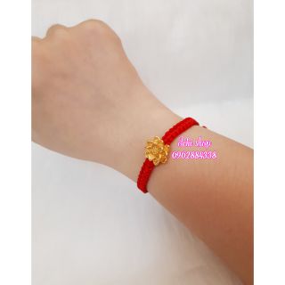Vòng tay charm bạc hoa sen (kèm ảnh thật)