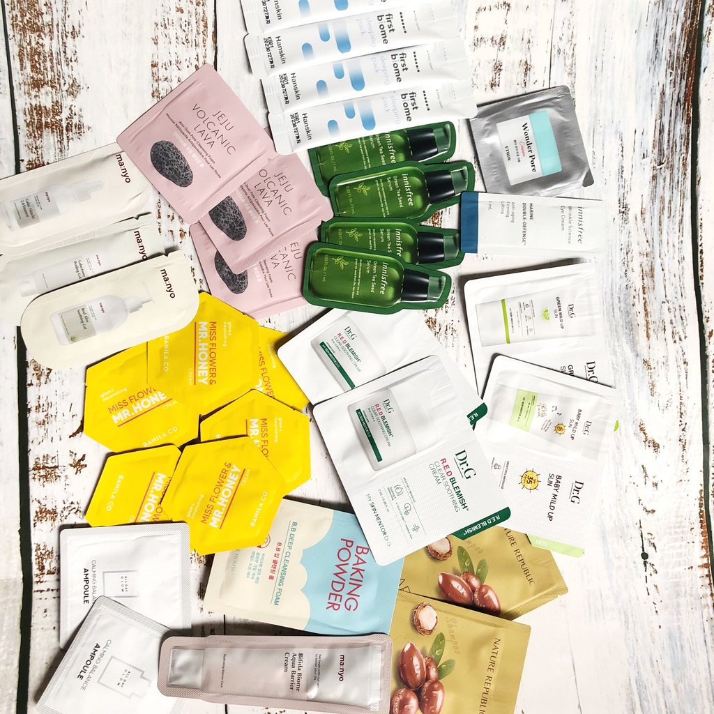 Mẫu thử chăm sóc da các loại