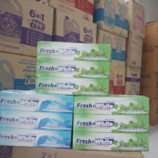 Kem đánh răng Fresh & White - Extra Cool Mint tuýp 160g (6 tuýt/lốc)