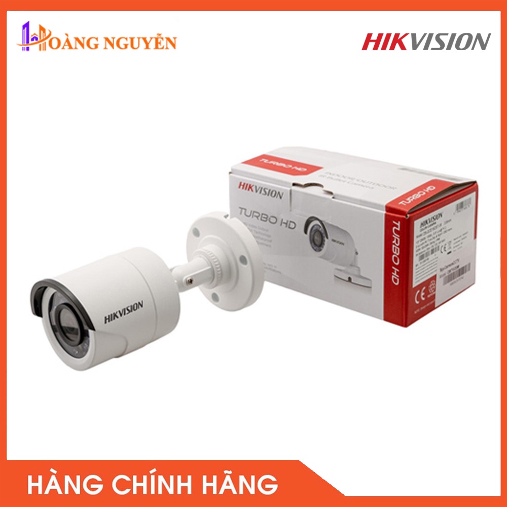 [NHÀ PHÂN PHỐI] Camera HDTVI ngoài trời hồng ngoại 20m 2MP Hikvision DS-2CE16D0T-IRP