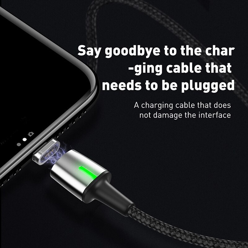 Dây cáp sạc nhanh từ tính cổng Type-C dài 200CM hiệu Baseus Zinc Magnetic Cable Series 2 - Hàng chính hãng