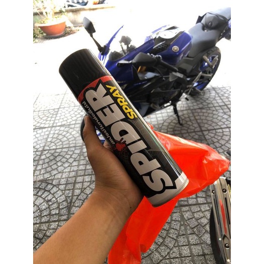 Chai xịt dưỡng sên xích, bôi trơn Lube71 Spider Spray 600ml