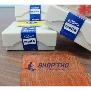 Đinh chỉ mạ đồng Meite  6/25mm
