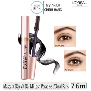 Mascara Dày Và Dài Mi Lash Paradise L’Oreal Paris - 7.6ml