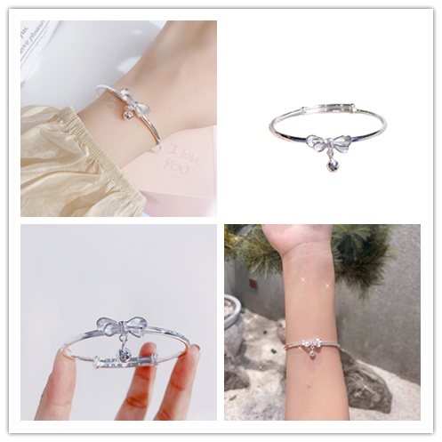 Cod Qipin Vòng Đeo Tay Mặt Chuông Thiên Thần Ngọt Ngào Kiểu Công Chúa Hàn Quốc Cho Bạn Gái Bạn Bè Ngày Lễ Tình Nhân