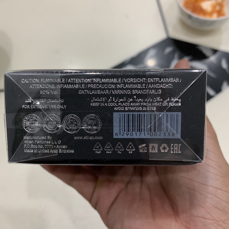 Nước hoa nam Afnan 9pm EDP 100ml full seal