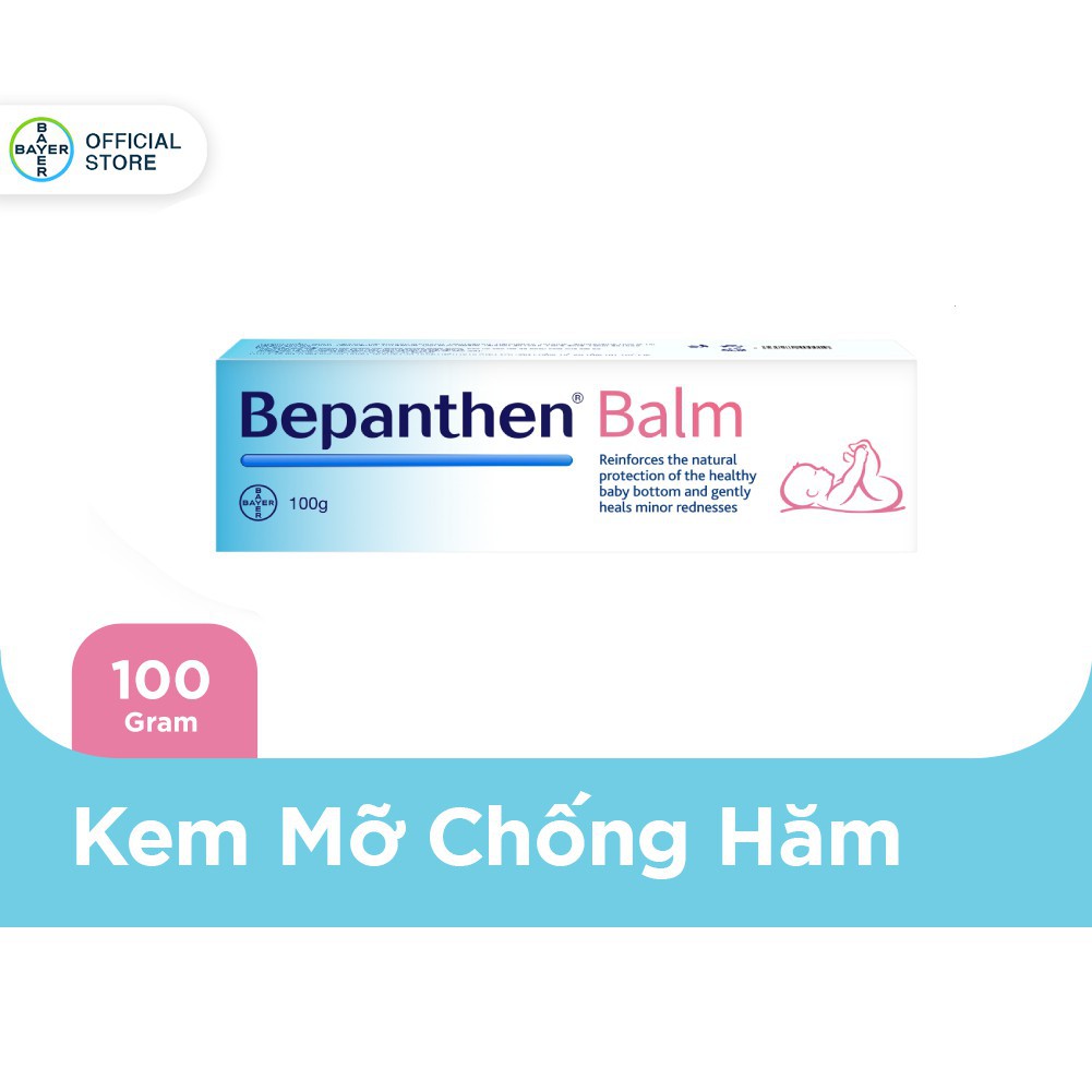 [Mã COSBAYER6 giảm 8% đơn 250k] Bộ 3 Kem Chống Hăm Bepanthen Balm Dạng Kem Mỡ - Tuýp 100G