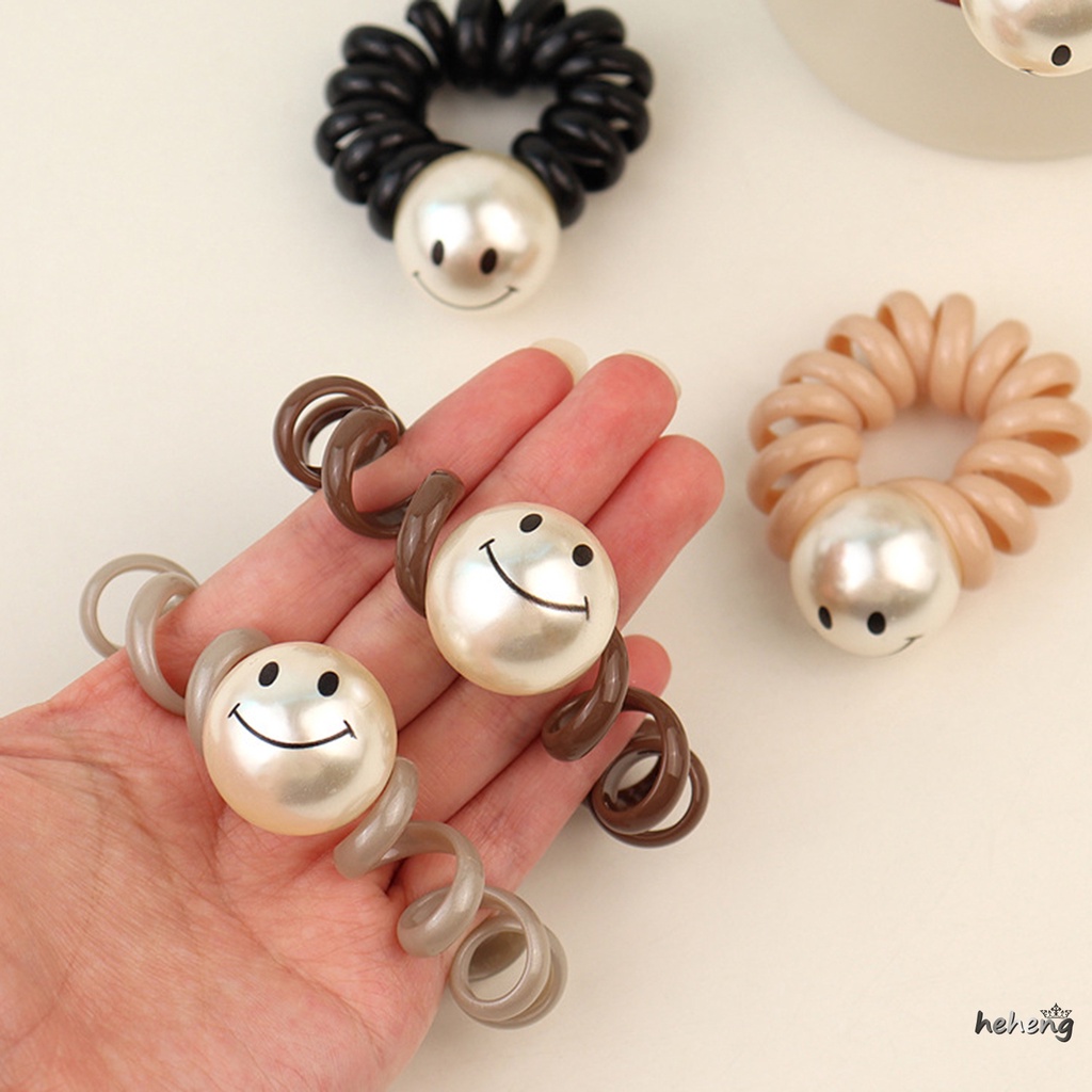 Dây Cột Tóc Đính Ngọc Trai Xinh Xắn Quyến Rũ Phù Hợp Cho Trang Trí Tóc