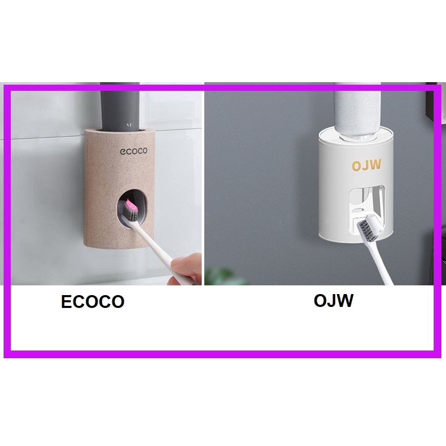 Dụng cụ lấy kem đánh răng dán tường tiện lợi Ecoco OJW