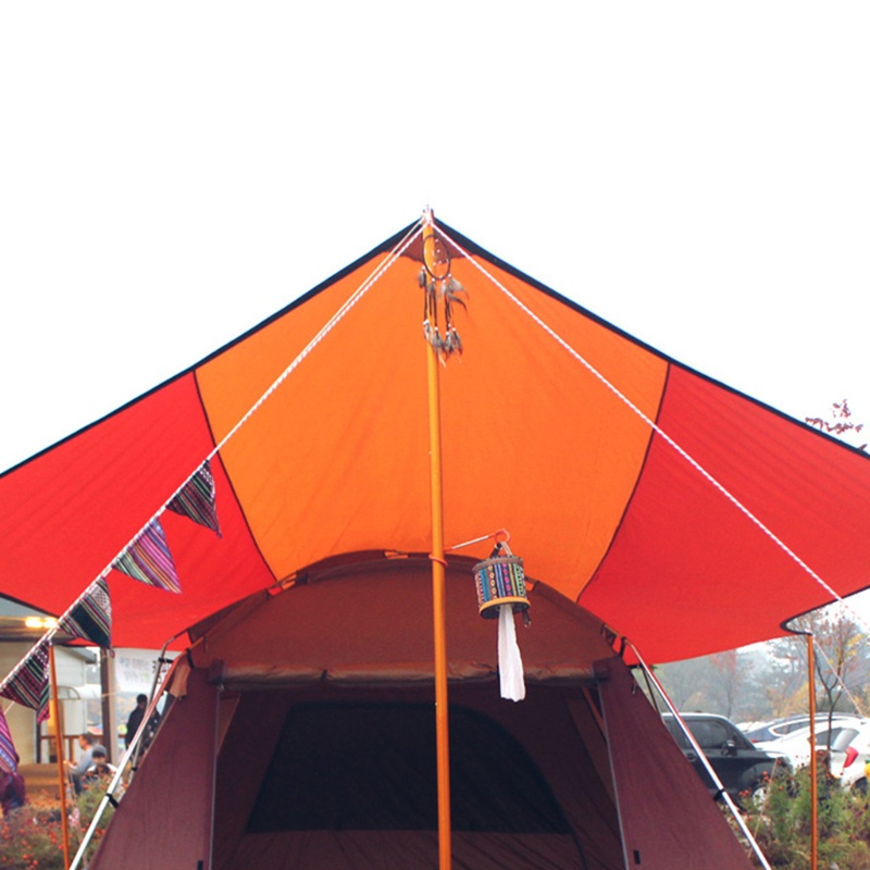 Hộp Đựng Khăn Giấy Dạng Gập Phong Cách Dân Tộc Cho Cắm Trại Ngoài Trời