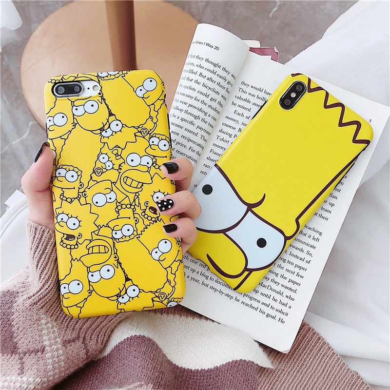 Ốp lưng iphone Nhà simpson trơn 5/5s/6/6plus/6s/6splus/7/7plus/8/8plus/x/xr/xs/11/12/pro/max/plus/promax - Awifi M2-2