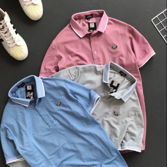 ÁO THUN NAM CỔ BẺ CAO CẤP