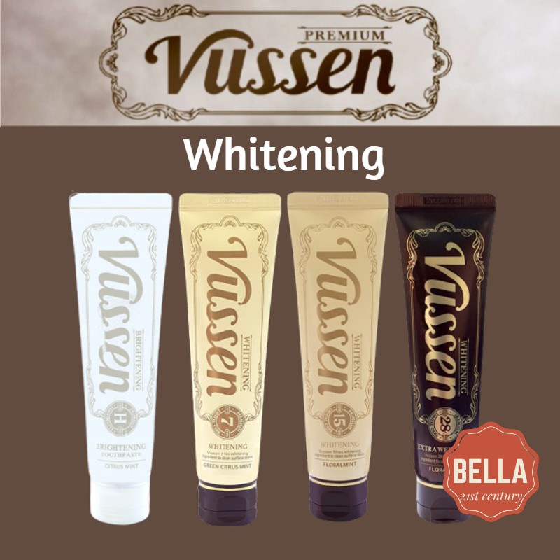 Kem đánh răng làm trắng Hàn Quốc, Tooth whitening Care Premium Quality, OSSTEM , Vussen H, 7, 15, 28 / từ Hàn Quốc