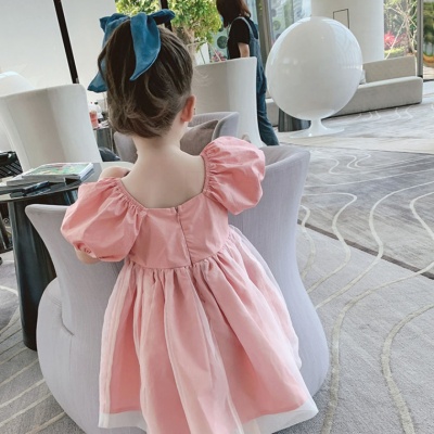 Đầm công chúa phong cách Hàn Quốc dễ thương cho bé gái
