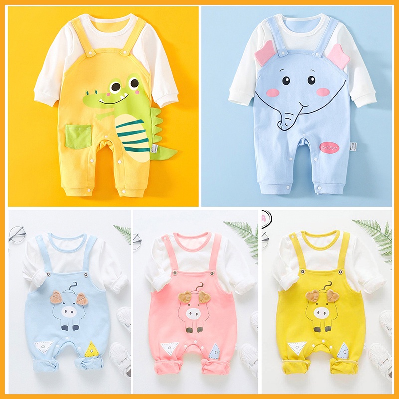 Body Hình Thú Dễ Thương Cho Bé Trai Bé Gái, Chất Cotton Mềm Mịn, Co Giãn 4 Chiều Cho Bé 3-12kg