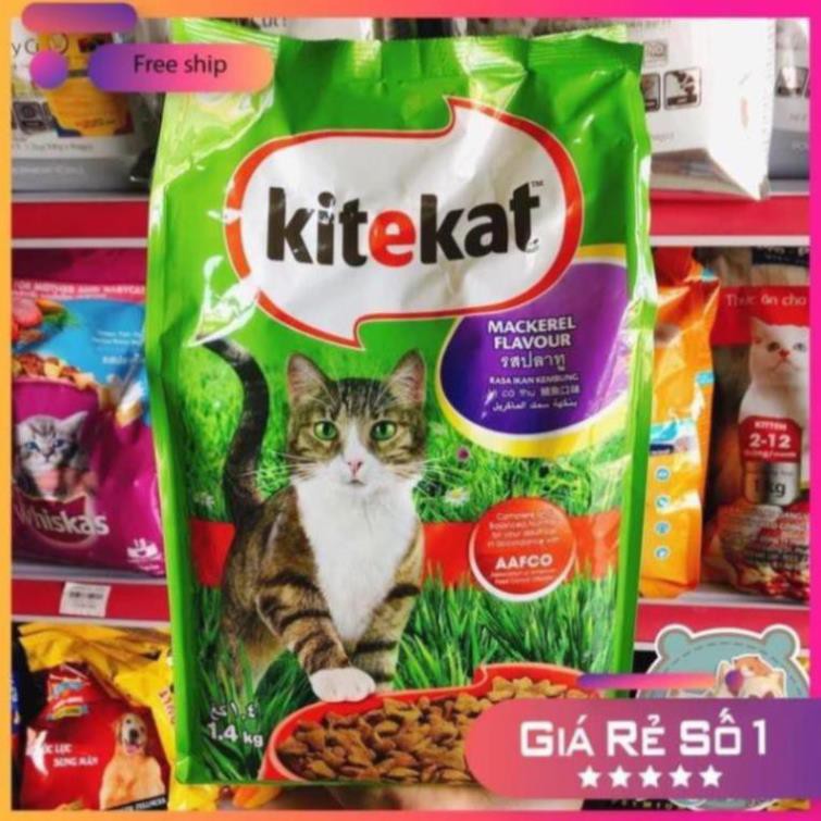 [Giảm giá] [Ban si] [ ban si] THỨC ĂN CHO MÈO KITEKAT VỊ CÁ THU - CÁ NGỪ 1.4kg