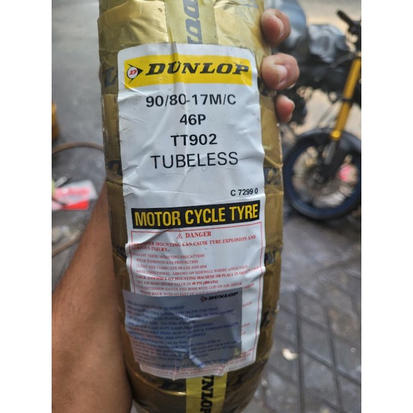 Lốp dunlop cho fz155, fz150 size 90 và 130