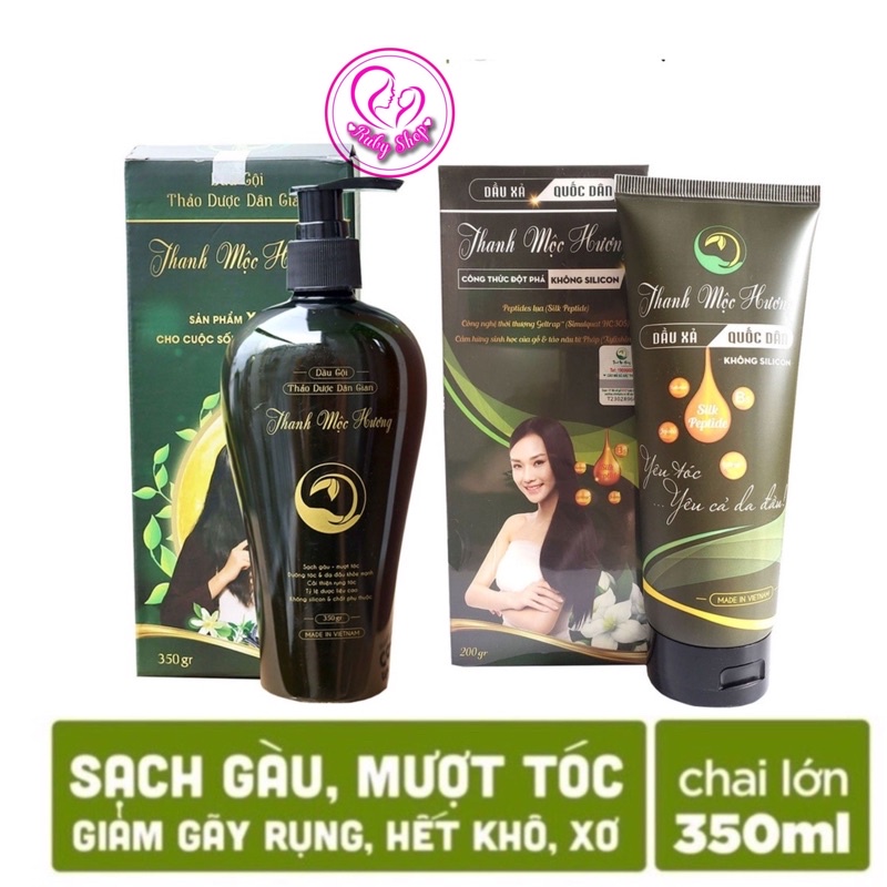 [ Chính hãng ]Dầu gội và xả thanh mộc hương, xua tan nỗi lo tóc rụng