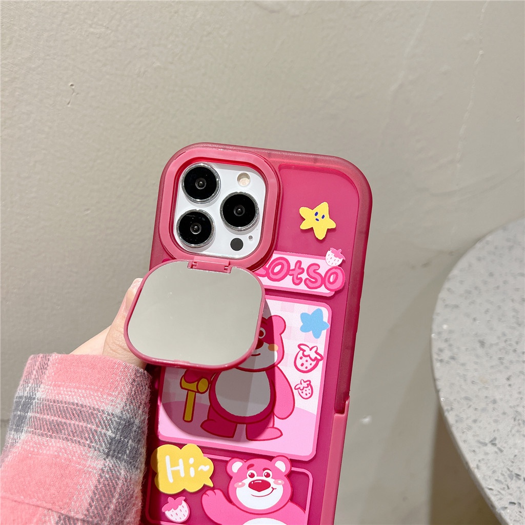 Ốp Điện Thoại TPU Mềm Hai Màu Có Giá Đỡ Cho iphone 14 Pro Max 13 Pro Max 12 Pro Max