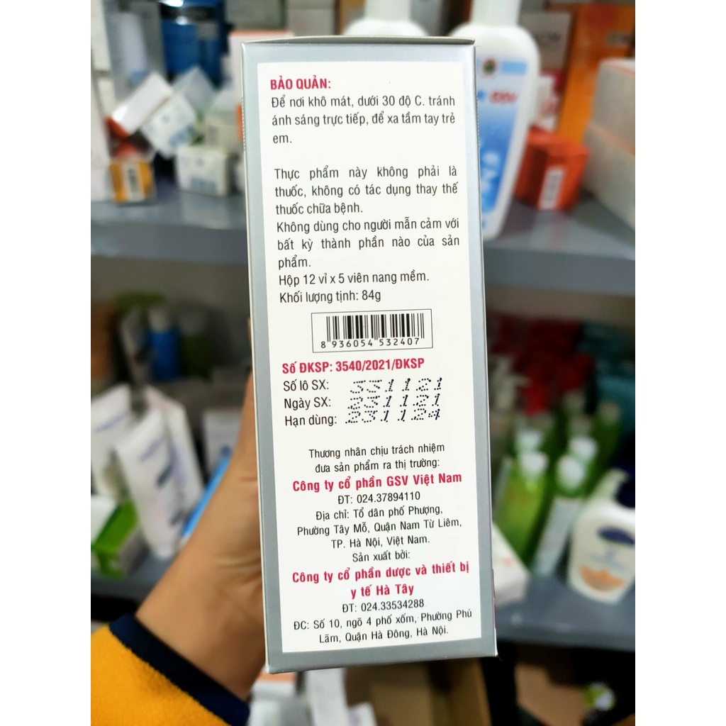 RUBI GSV VIÊN UỐNG ĐẸP DA