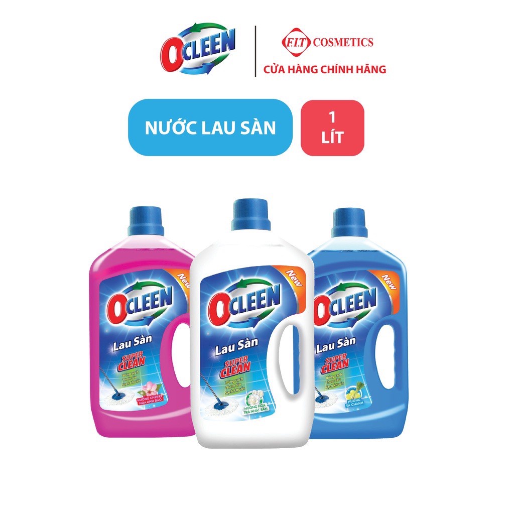 Nước lau sàn Ocleen chai 1L