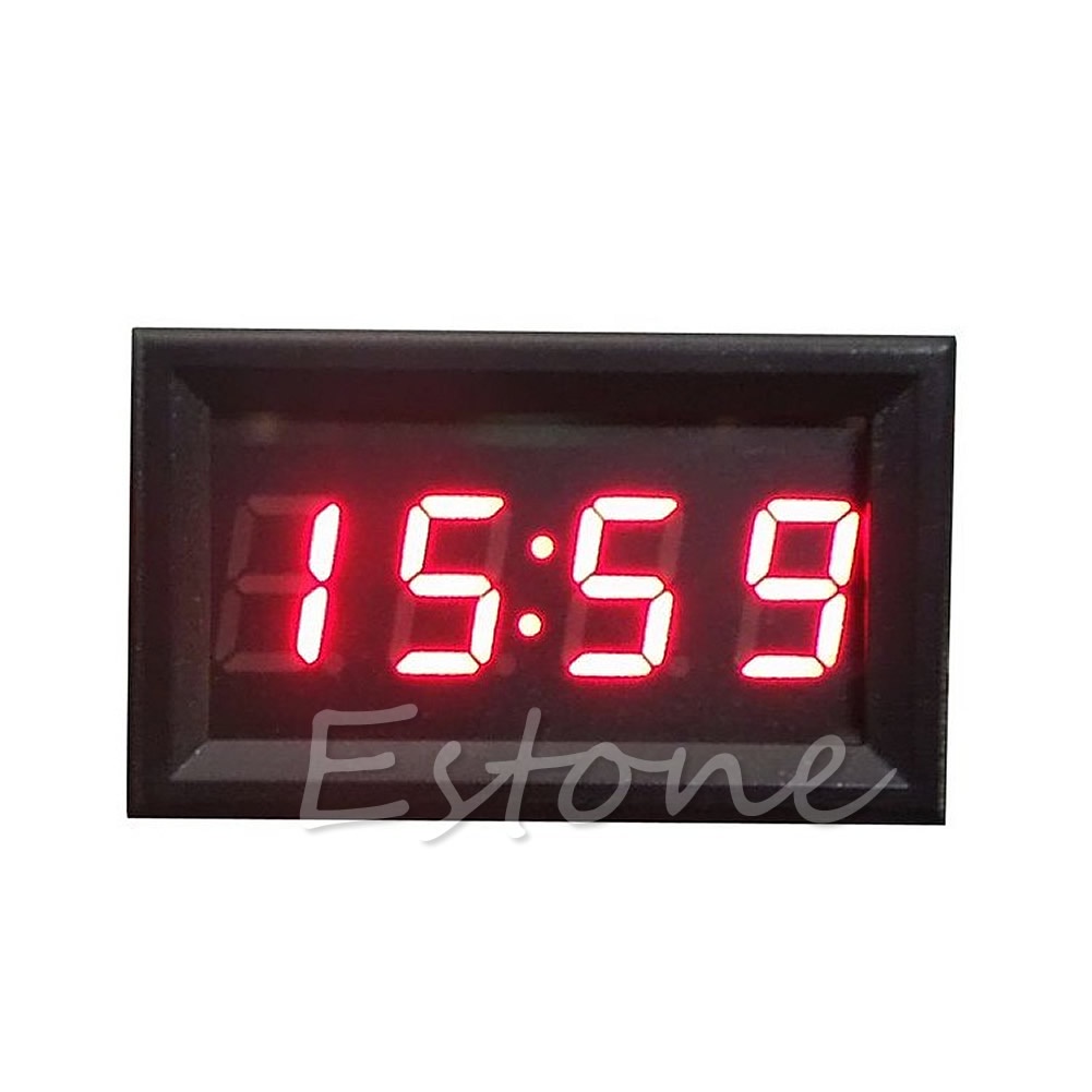 Đồng Hồ Điện Tử Màn Hình LED 12V / 24V Chất Lượng Cao Cho Xe Hơi Xe Tải