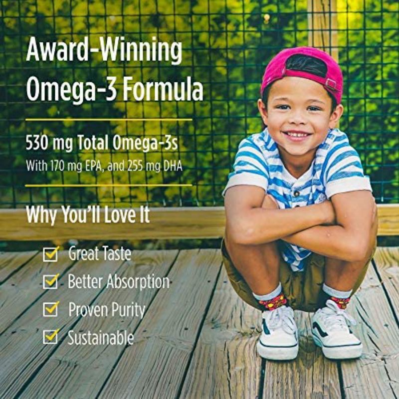 DHA cho trẻ từ 1 - 6 tuổi Children's DHA 530mg Omega 3  Nordic Naturals