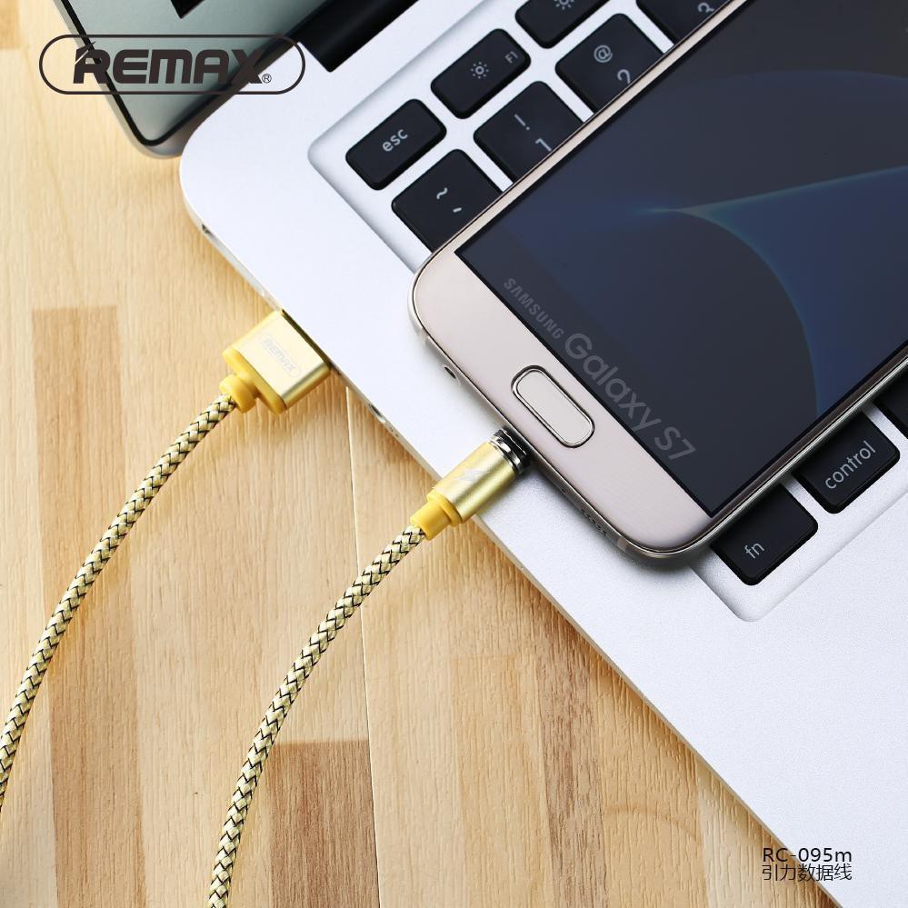 CÁP SẠC REMAX RC-095M - MICRO USB - NAM CHÂM - CHÍNH HÃNG