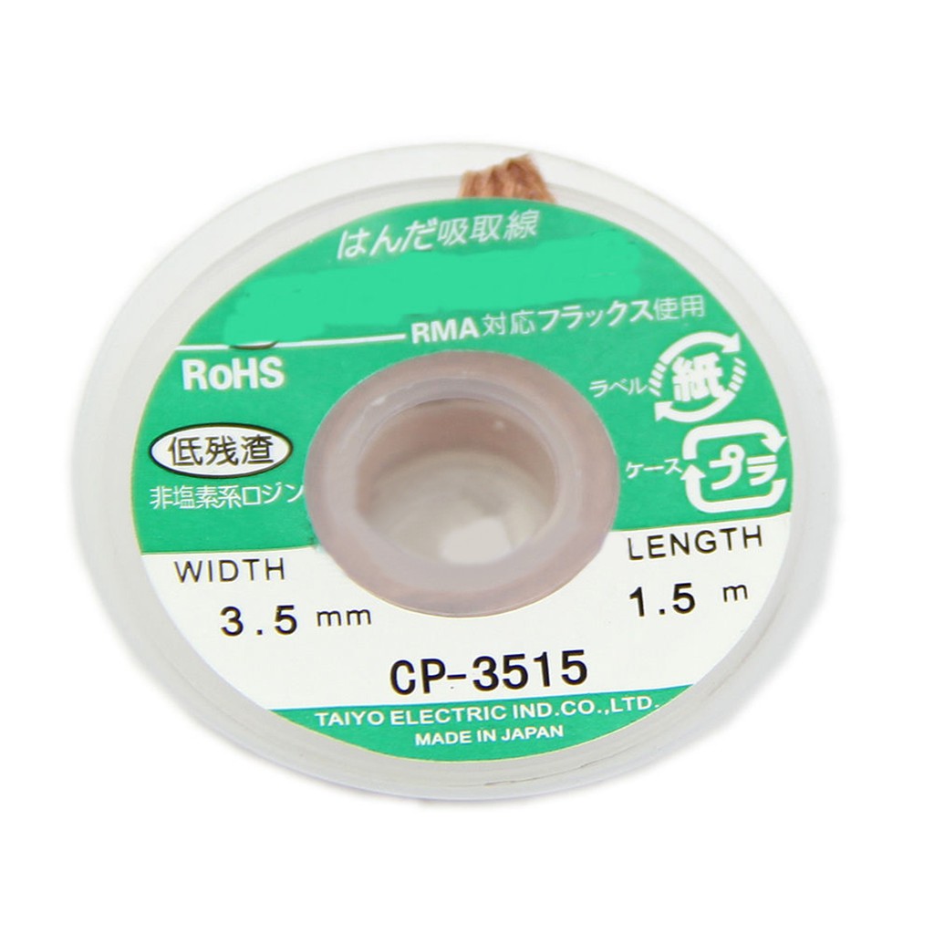 1 Cuộn Dây Đồng Hút Chì Hàn CP-3515 Dài 1.5m Rộng 3.5mm