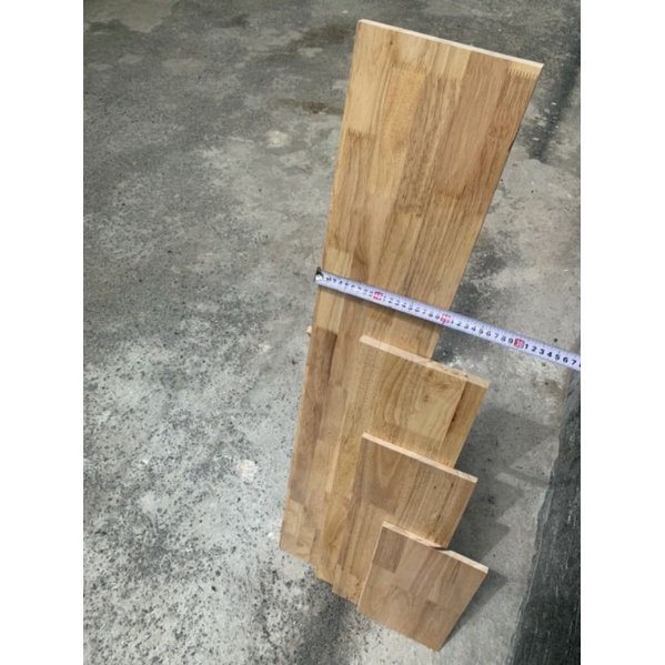 20x120x12mm gỗ ghép cao su làm kệ