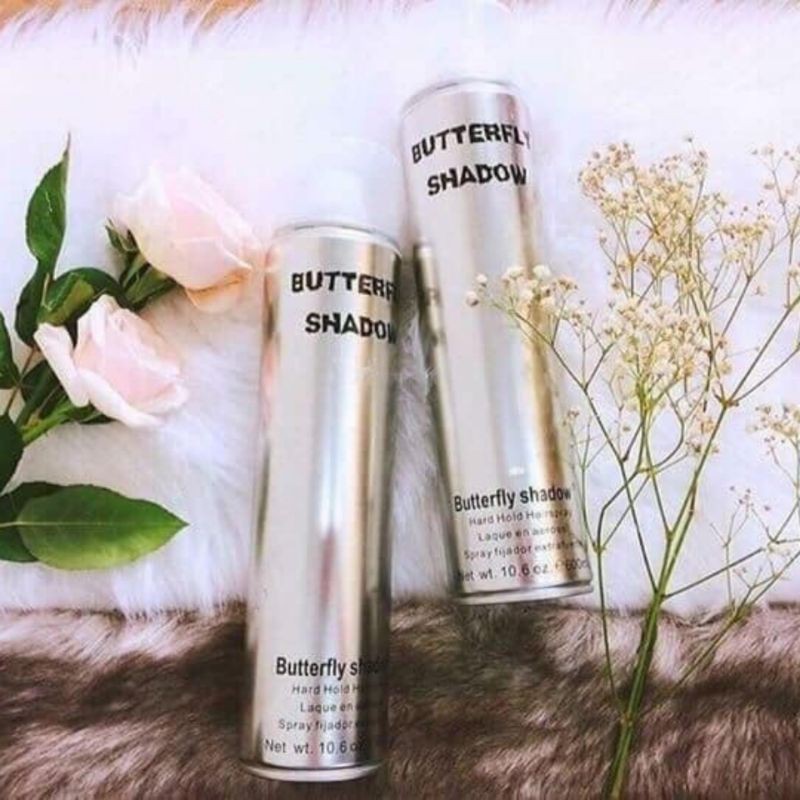 Gôm xịt tóc BUTTERFLY SHADOW 600ml