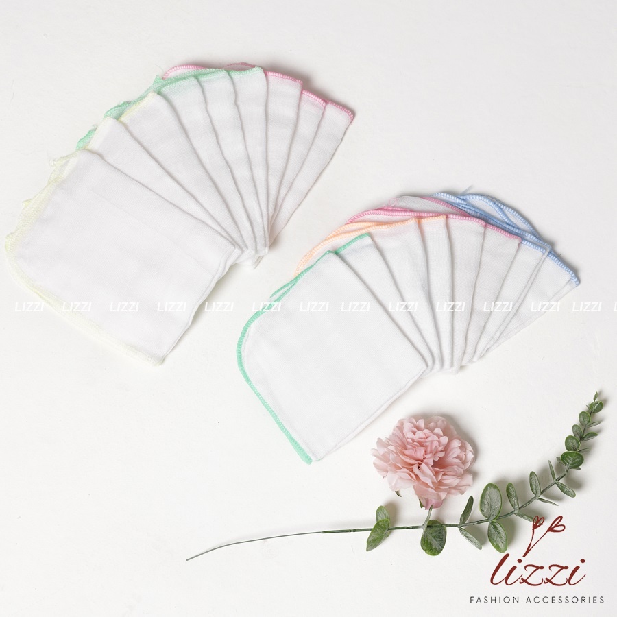 COMBO 10 Khăn Sữa 5 Lớp Cho Bé, Khăn Xô Sữa Em Bé Sơ Sinh Gồm 10 Miếng Siêu Thấm Nhật Việt Nam Chickbabyshop