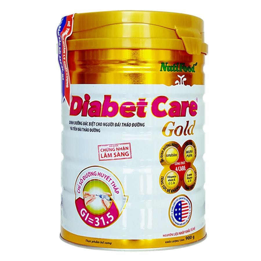 SỮA BỘT DIABET CARE GOLD MẪU MỚI LON THIẾC 900G CHO NGƯỜI BỊ TIỂU ĐƯỜNG