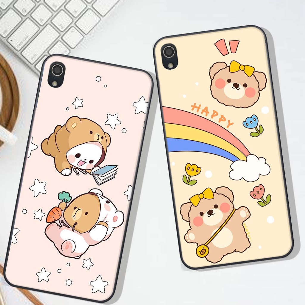Ốp lưng Vivo Y91C in hình Gấu xinh xắn, Bò sữa đáng yêu,  ĐẸP -  RẺ - XINH - ĐỘC ĐÁO