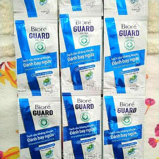 Sữa tắm Biore Guard sạch sâu kháng khuẩn đánh bay ngứa (10 gói/dây)