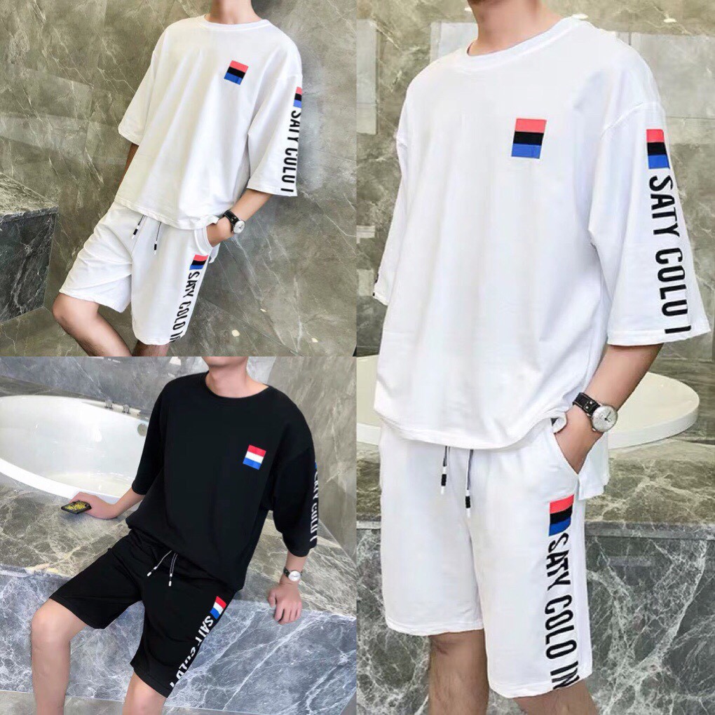 [CHUẨN XỊN]Sét đồ bộ thể thao unisex in hàng thun mát xịn