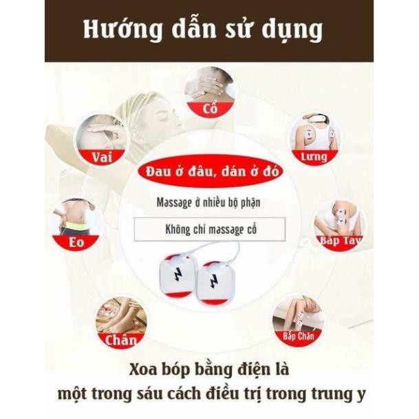 Máy massage cổ KL-5830 Tiện Ích Xanh, Máy Neck Massage trị liệu đau cổ vai gáy có 6 cấp độ rung giúp giảm đau thư giãn