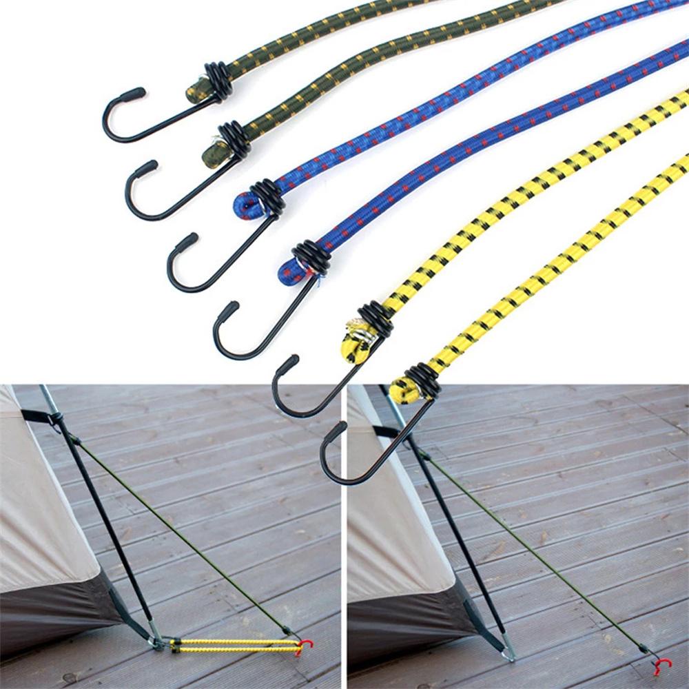 Set 6 Dây Bungee Bền Bỉ Dùng Để Buộc Hành Lý / Câu Cá / Cắm Trại