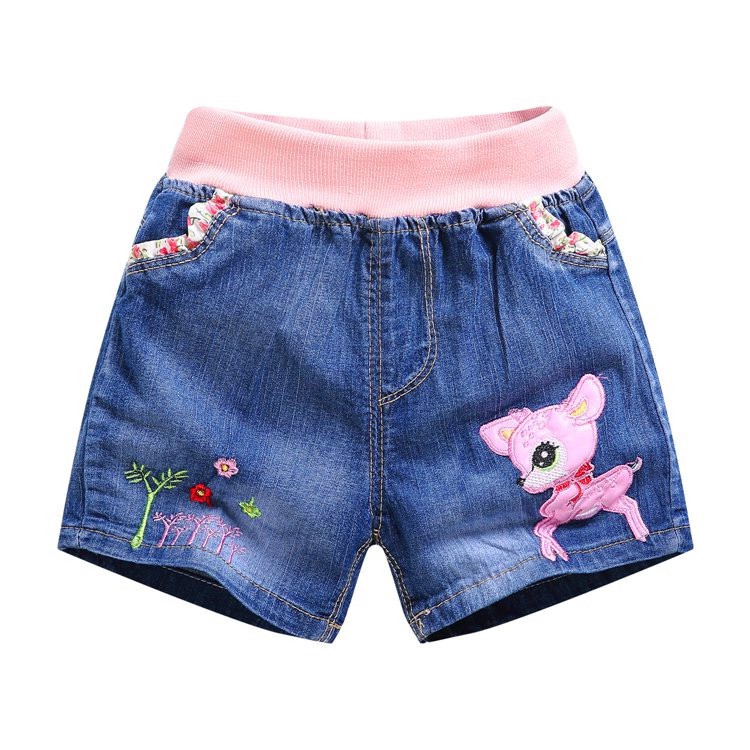 Quần Short Jeans Dễ Thương Cho Bé Trai &amp; Gái