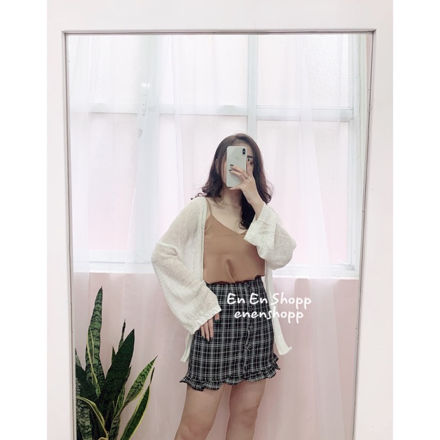 [ẢNH THẬT] Cadigan len mỏng khoác nhẹ (A232)