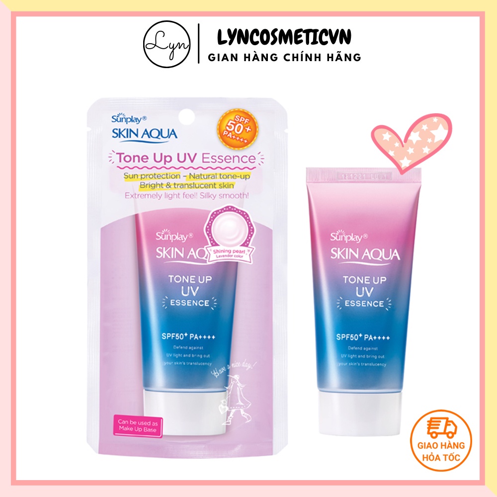 Kem chống nắng nâng tone Skin Aqua Tone Up UV SPF 50+ PA ++++