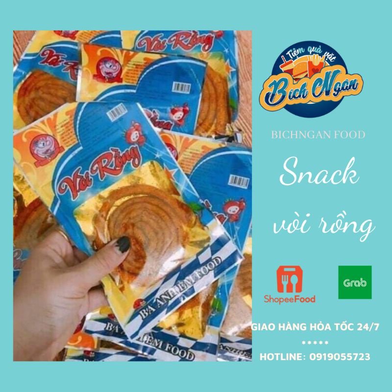 Combo 5 Gói Snack Vòi Rồng Chua Cay