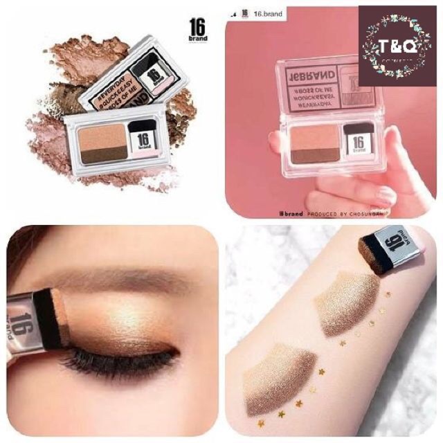 Kit màu mắt 16 brand sixteen eye