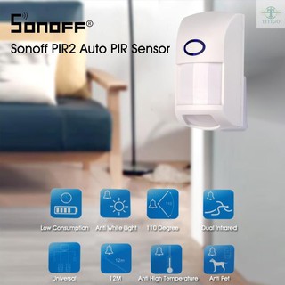 SONOFF PIR2, thiết bị cảm biến phát hiện chuyển động, hồng ngoại (dùng kết hợp với Sonoff RF Bridge 433)