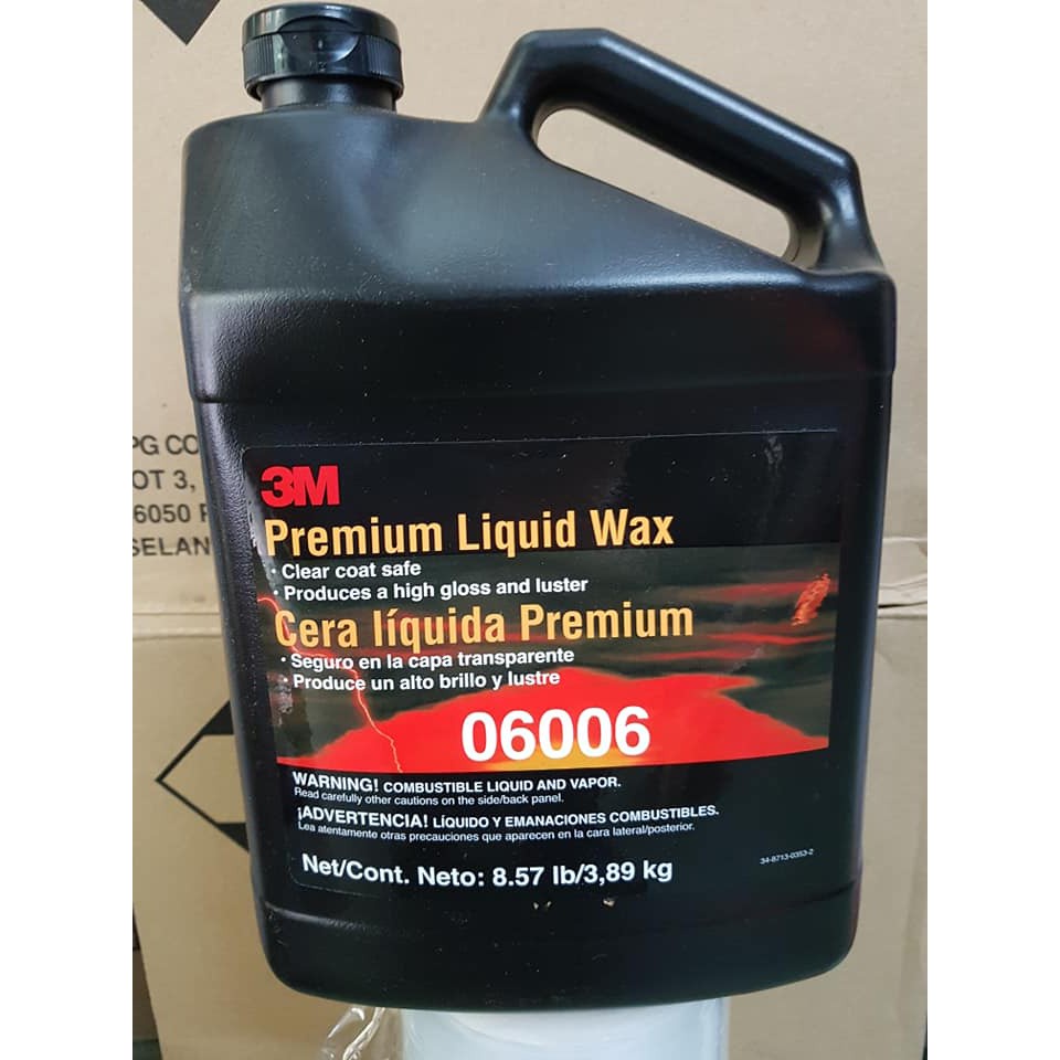 3M PREMIUM LIQUID WAX PN06006 3.78L - PASTE ĐÁNH BÓNG XE (ĐEN)