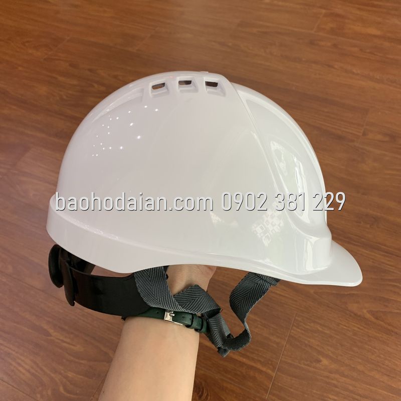Nón bảo hộ lao động nhựa ABS có lỗ thông hơi N09
