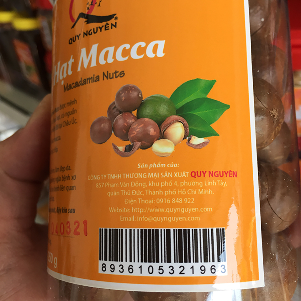 Hạt Macca Quy Nguyên 250gr